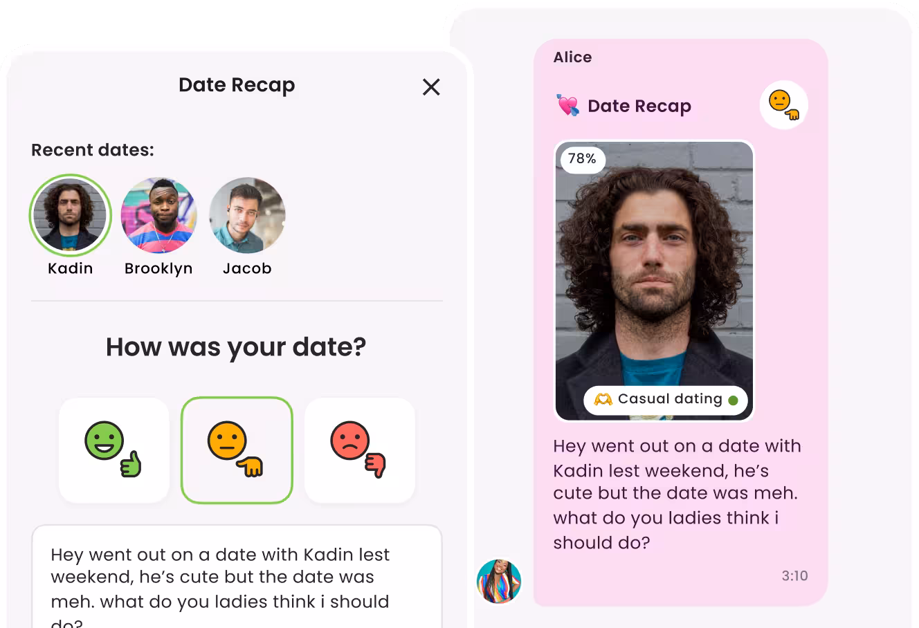 Date Recap Feature